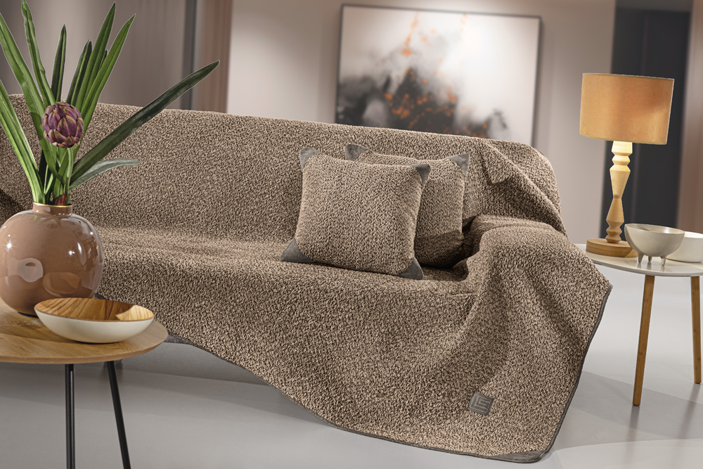 Ριχτάρι Τετραθεσίου Guy Laroche Lama Taupe 170X350