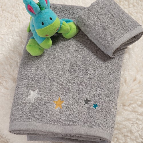 Παιδικές Πετσέτες Nef-Nef Homeware (Σετ) Stars Above Grey