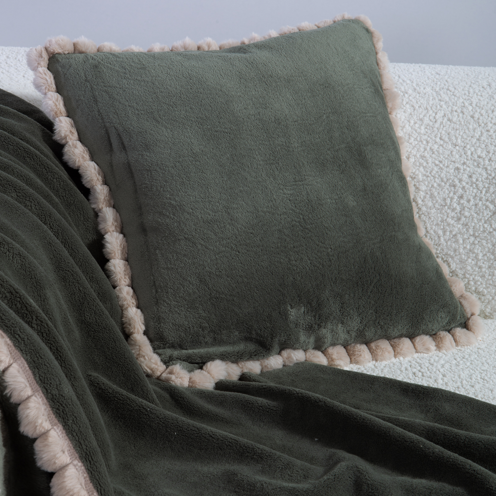Μαξιλάρι Διακοσμητικό Nef-Nef Homeware Pompozia 45x45 Green