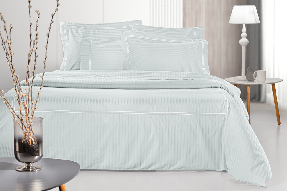 Παπλωματοθήκη Υπέρδιπλη Guy Laroche Nice Moonlight-White 225X245