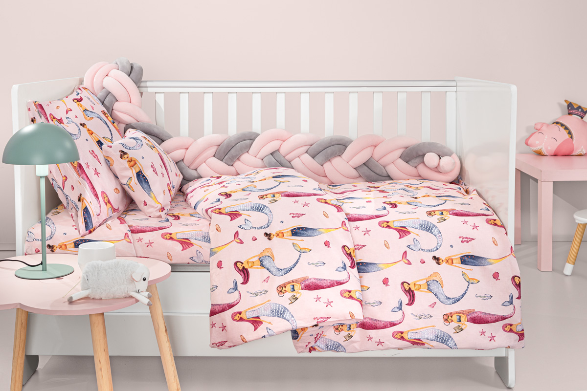 Βρεφικά Σεντόνια Guy Laroche Merida Pink 115X170