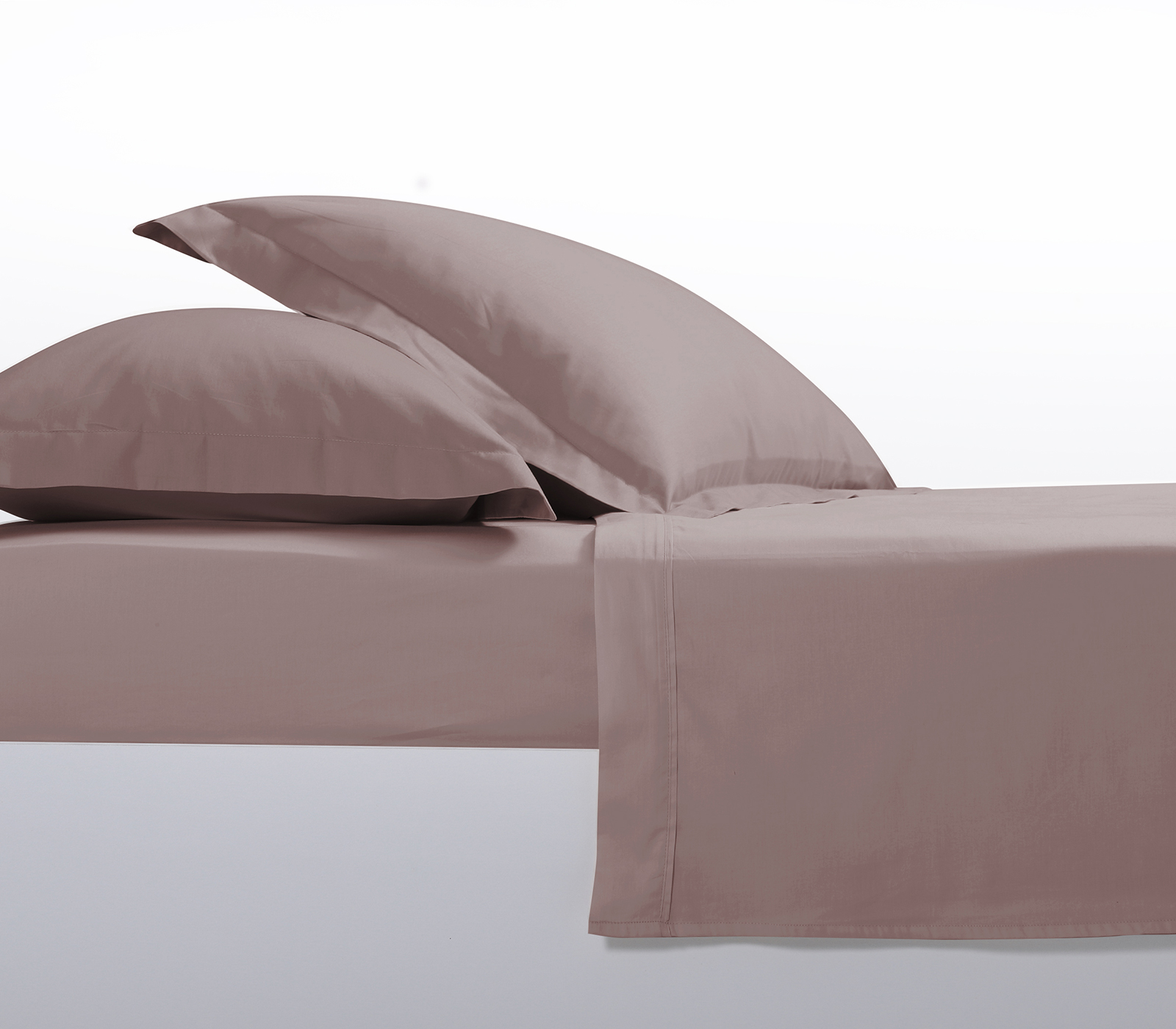  Σεντόνι Μεμονωμένο King Size Nef-Nef Homeware Με Λάστιχο Βαμβακοσατέν Elements 24 180Χ200+35 Mocca