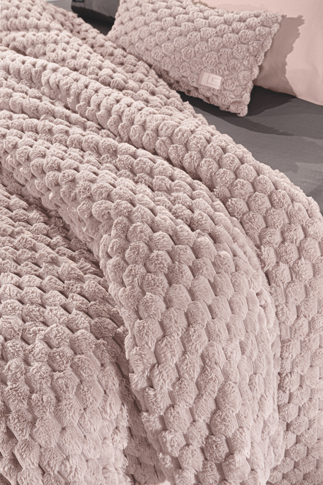 Κουβέρτα King Size Guy Laroche Elixir 260x240 Old Pink