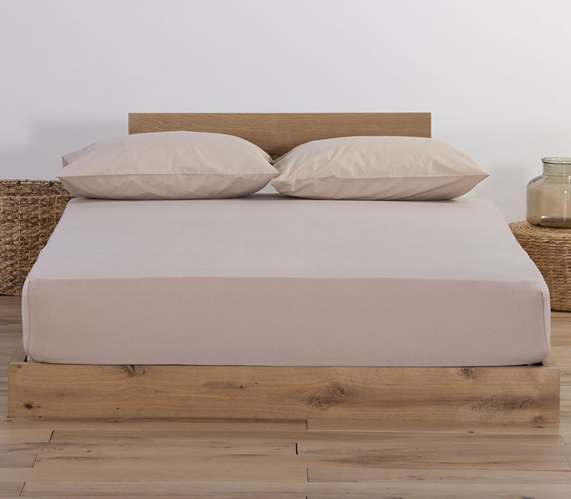 Σεντόνι Διπλό Nef-Nef Homeware Με λάστιχο 140Χ200+30 Linen