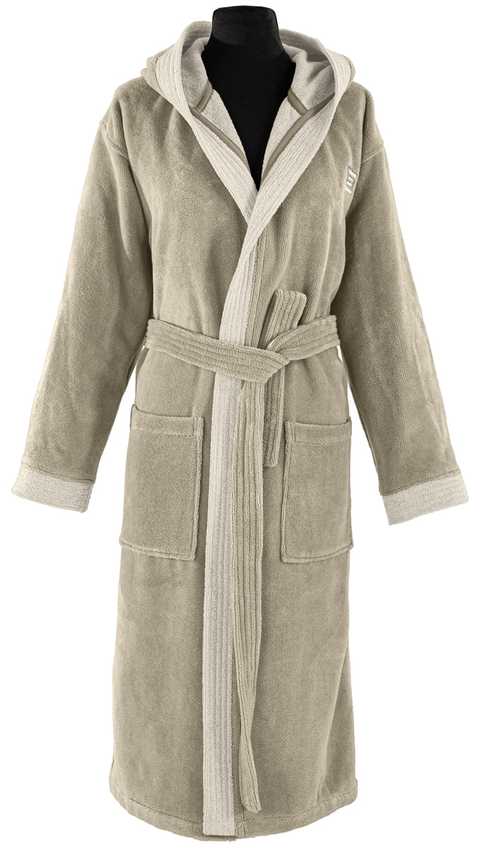 Μπουρνουζι Guy Laroche Monogram Khaki Medium