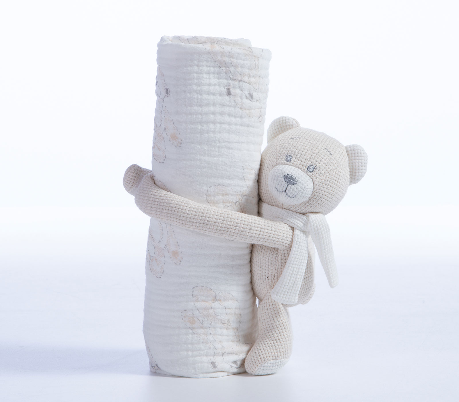 Κουβερτάκι Με Αρκουδάκι Nef-Nef Homeware Teddy 75X100 Beige