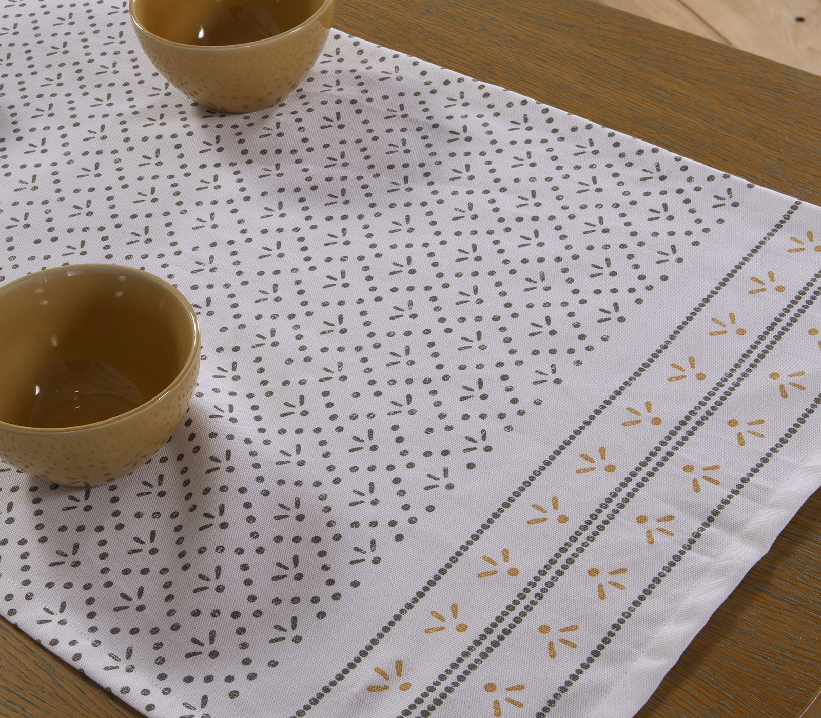 Runner Nef-Nef Homeware Ishmar 45X140 Ecru/Black