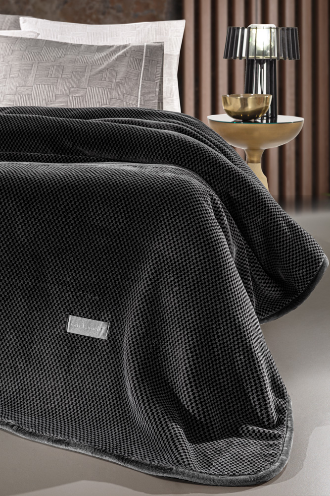 Κουβέρτα Υπέρδιπλη  Guy Laroche Cheval 220x240 Anthracite