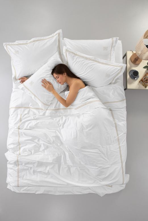 Σεντόνια King Size Guy Laroche (Σετ) Nice White-Beige 270X280 