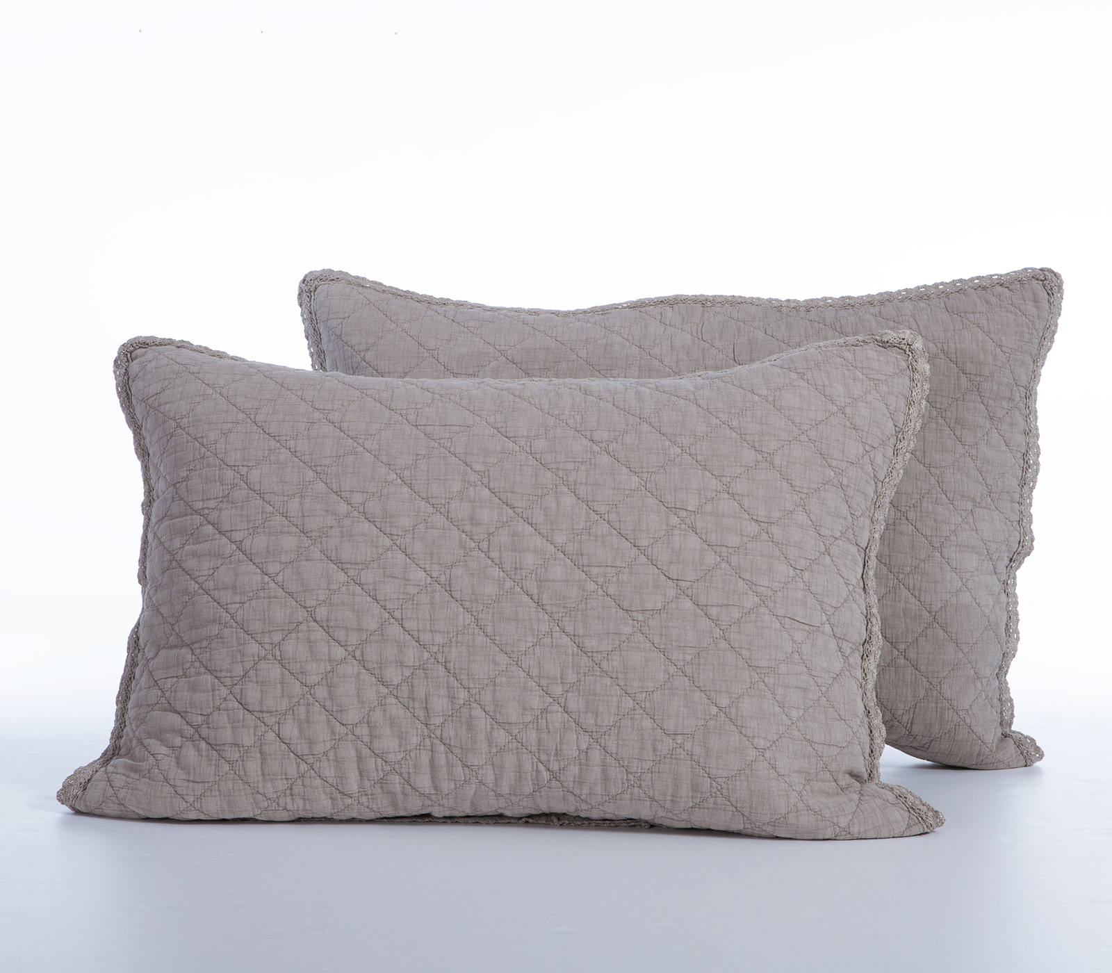 Ζεύγος Μαξιλαροθήκες Nef-Nef Homeware Brunno 52x72 Linen
