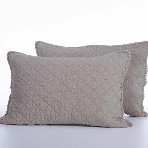 Ζεύγος Μαξιλαροθήκες Nef-Nef Homeware Brunno 52x72 Linen