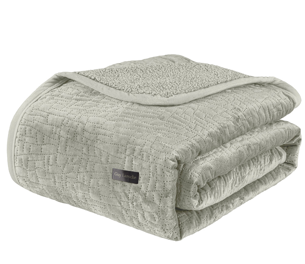 Κουβέρτα Μονή Guy Laroche (Σετ) Bolzano 160X220 Khaki 
