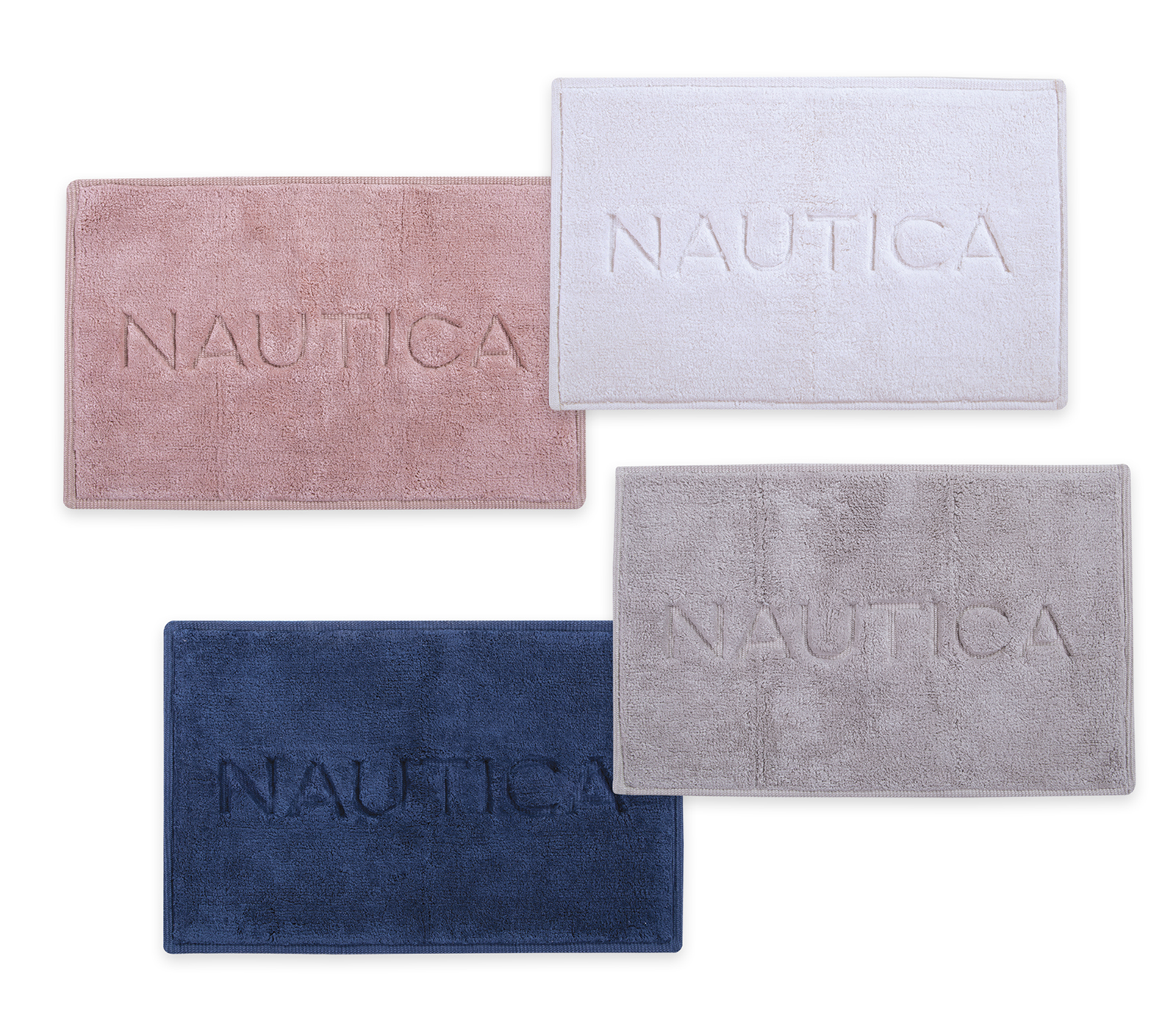  Χαλάκι Μπάνιου Nef-Nef Homeware Nau Coast 50X80 White