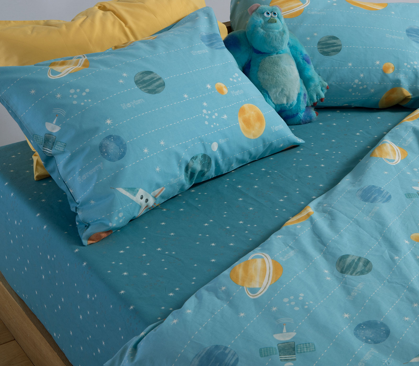 Παιδικά Σεντόνια Nef-Nef Homeware (3ΤΜΧ)  This Is My Galaxy 170x260 Blue 