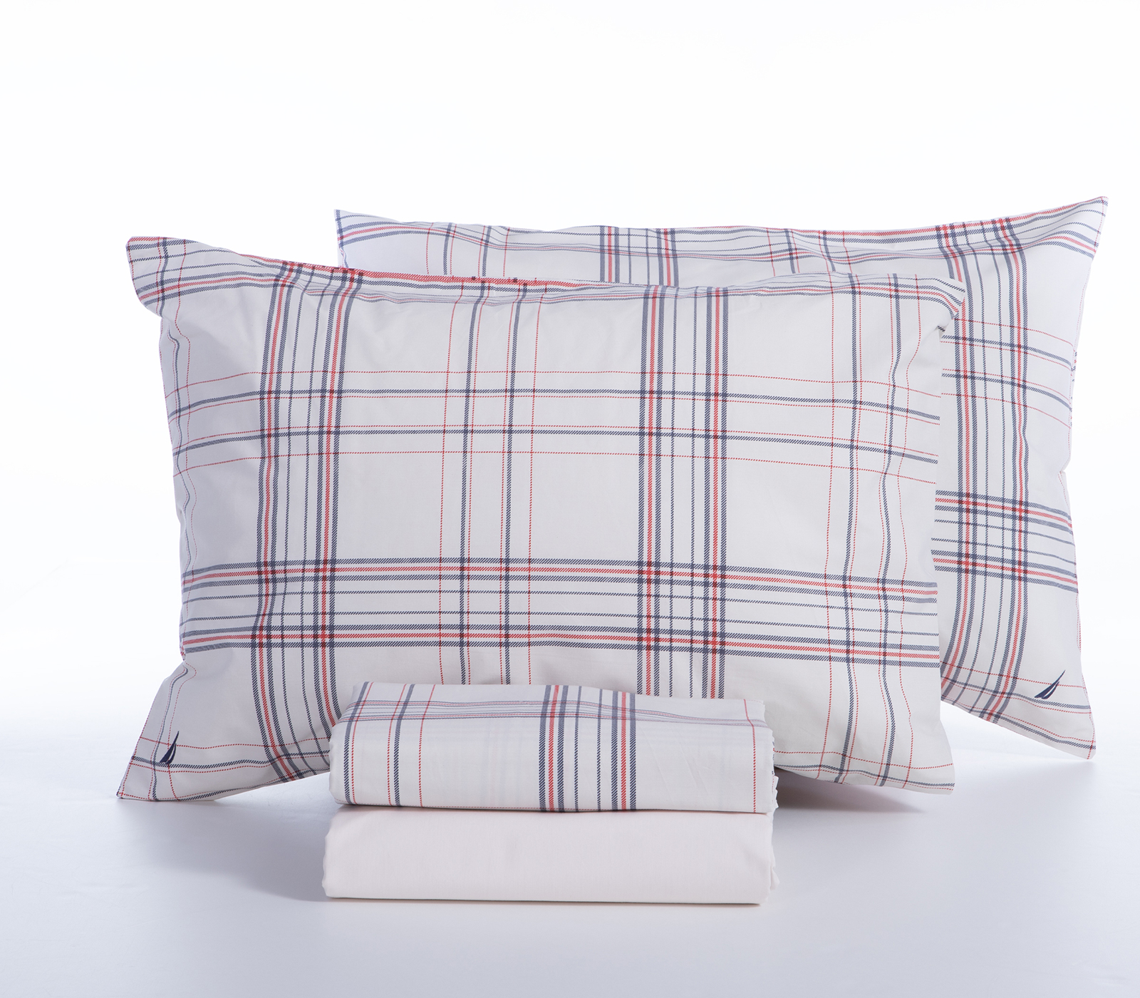 Σεντόνια Διπλά Nef-Nef Homeware (Σετ) Nautica-Nau Navigate 200x270 Ecru 