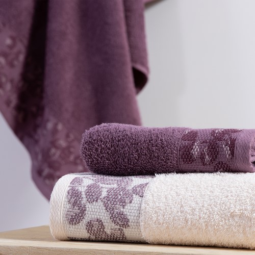 Πετσέτα Προσώπου Nef-Nef Homeware Odete 50X90 Mauve