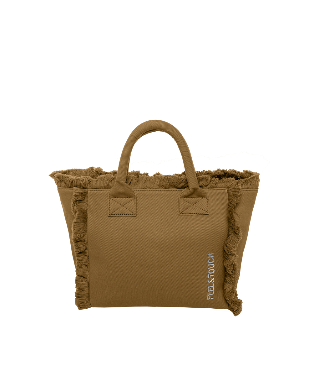 Tσάντα Θαλάσσης Xειρός Feel an Touch Caribbean Mocca