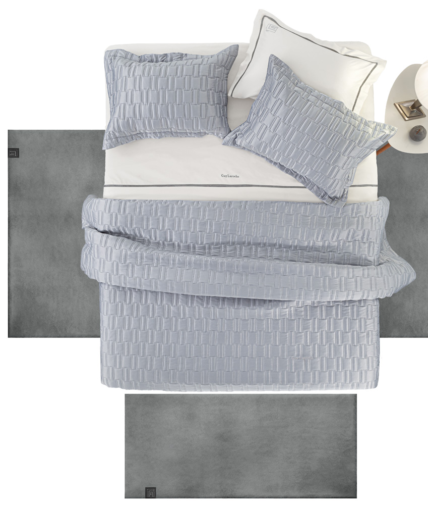 Χαλιά Κρεβατοκάμαρας Guy Laroche Alpaca Anthracite (Σετ 3τμχ)