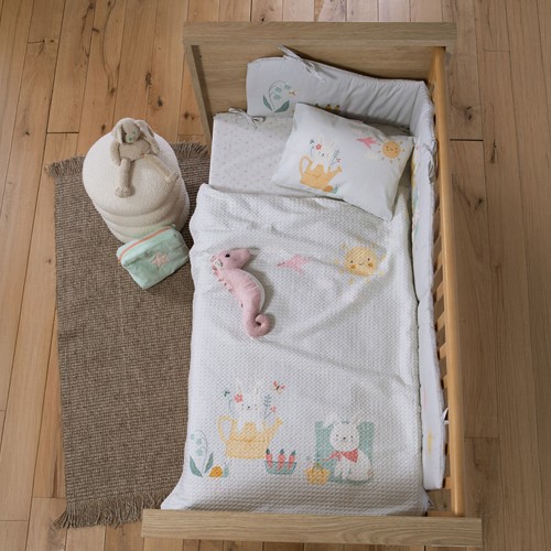 Βρεφική Κουβέρτα Kούνιας Πικε Nef-Nef Homeware Pic Nic Together 110X150 Aqua