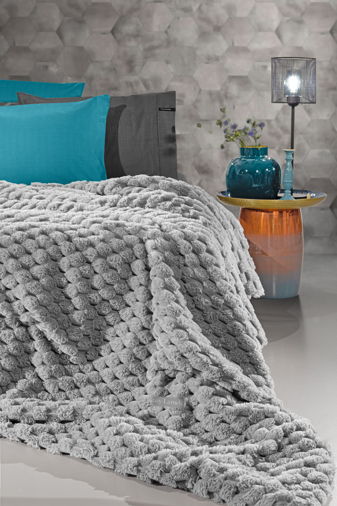 Κουβέρτα King Size Guy Laroche Elixir 260x240 Silver