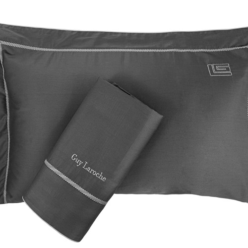 Παπλωματοθήκη Υπέρδιπλη Guy Laroche (Σετ) Elite Anthracite /Silver 250X240