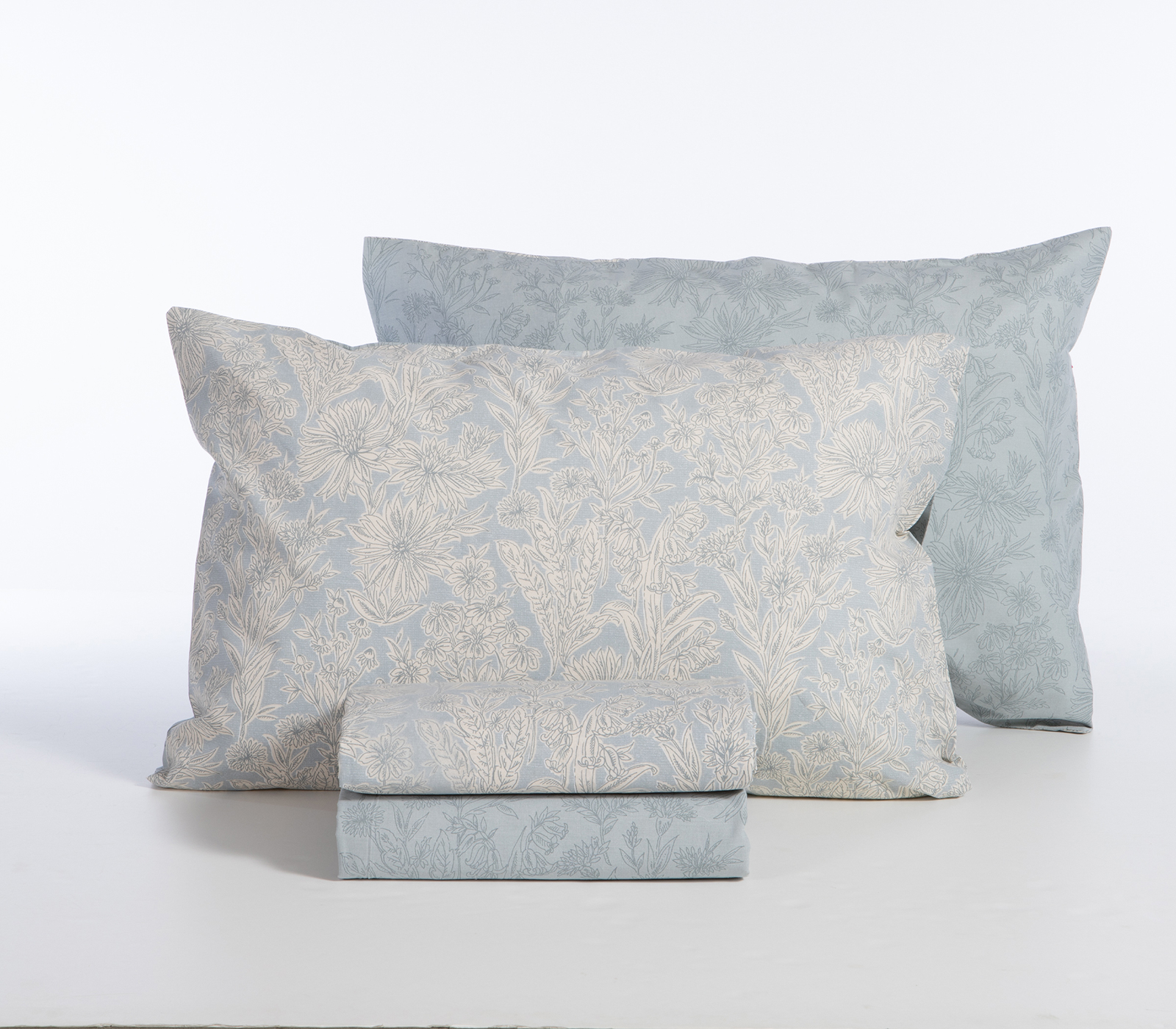 Σεντόνια Υπέρδιπλα Nef-Nef Homeware (Σετ) με λάστιχο Lucil 240x270 Blue