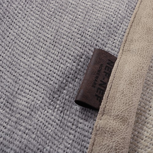 Ριχτάρι Πολυθρόνας Nef-Nef Homeware New Tanger 180x180 .Grey/Ecru