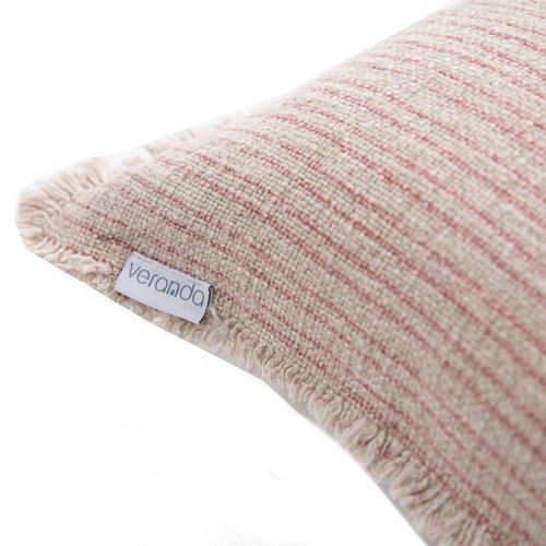Διακοσμητική Μαξιλαροθήκη Verve Natural/Blush (45×45)