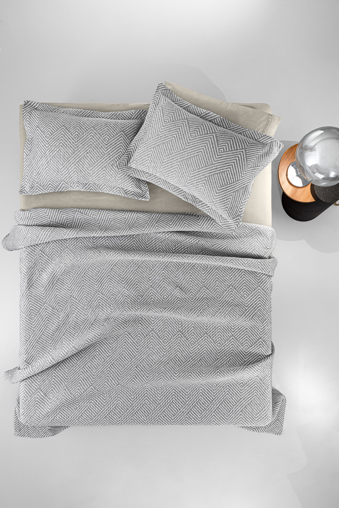 Κουβερτόριο Υπέρδιπλο Guy Laroche Tetris Anthacite 245X260
