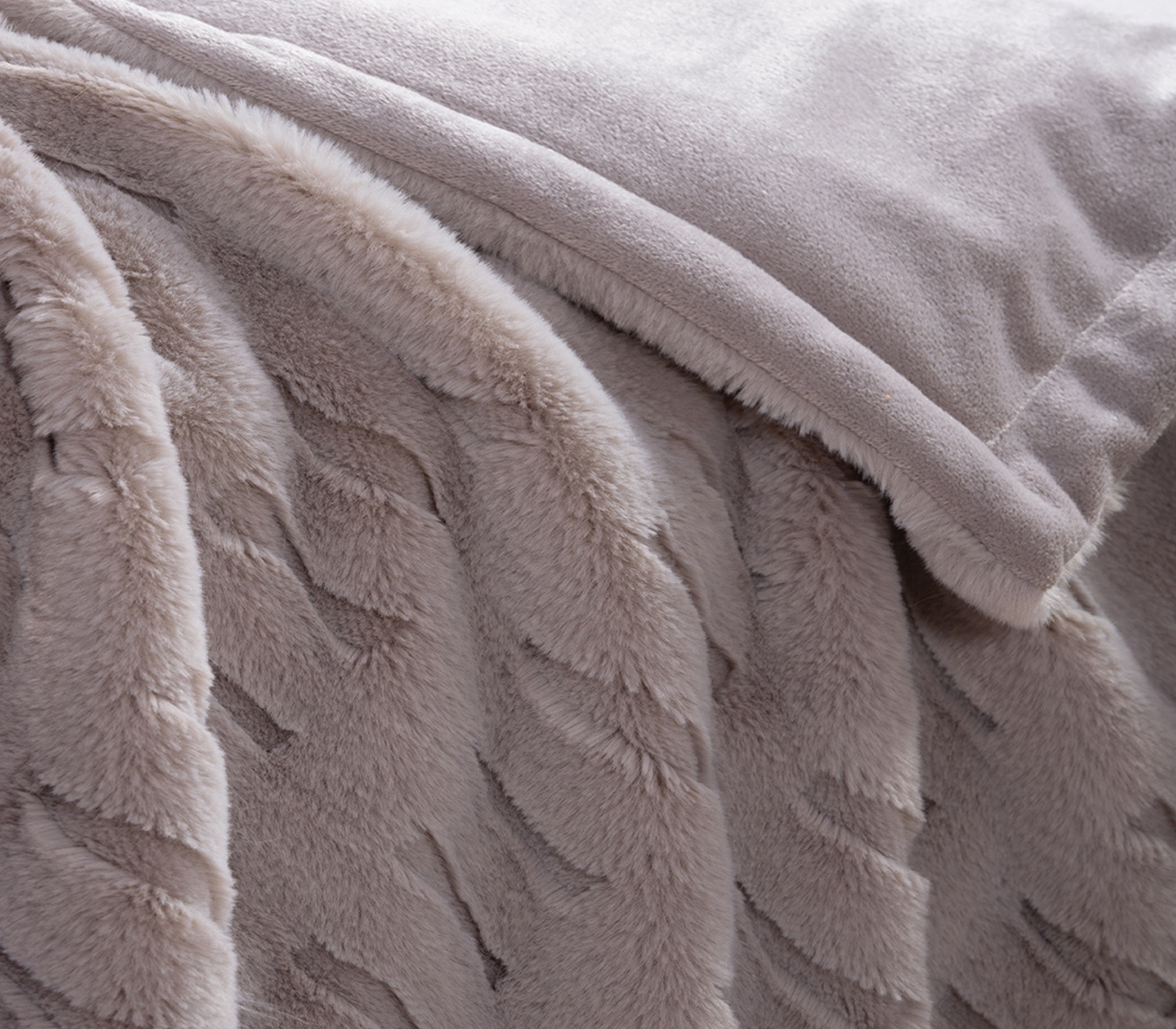  Διακοσμητικό Ριχτάρι Nef-Nef Homeware Vivo 130X180 Greige