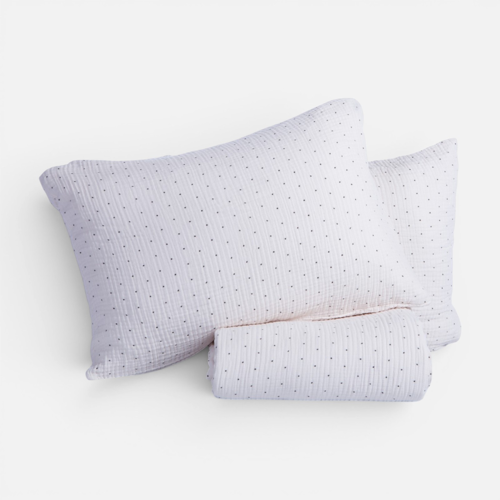 Υπέρδιπλη Παπλωματοθήκη Nef-Nef Homeware (Σετ) Dots 240x230 Ecru