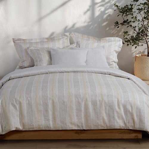 Παπλωματοθήκη Υπέρδιπλη Βαμβακοσατέν Nef-Nef Homeware Orden 240x230 Beige