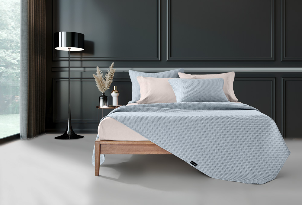 Κουβερλι King Size Guy Laroche (Σετ 2 τμχ) Idol Blue 250X240