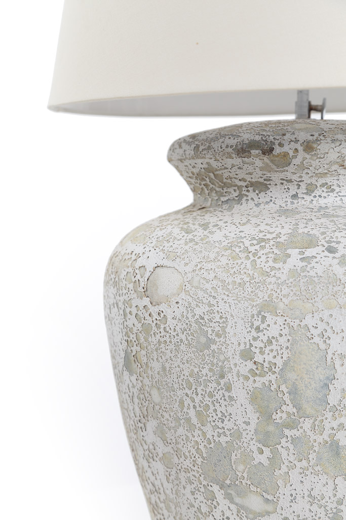 Κεραμικό Επιτραπέζιο Φωτιστικό Zimp White Classic (35x35x40) Soulworks