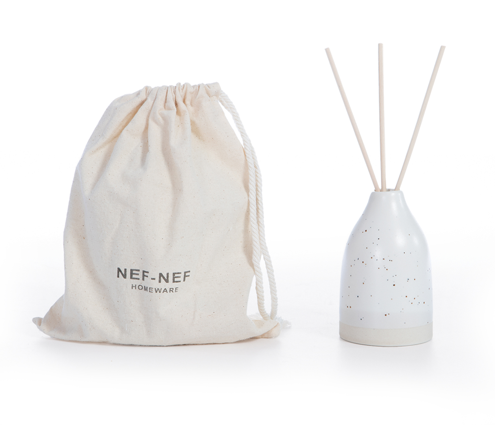 Αρωματικό Χώρου Με Στικς Nef-Nef Homeware White Lily 120ml Ecru