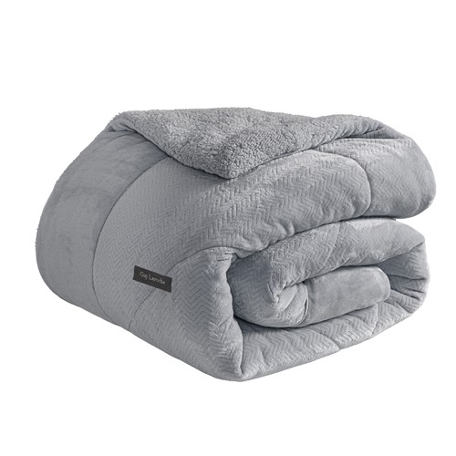 Κουβεροπάπλωμα King Size Guy Laroche Moore Silver 260X240