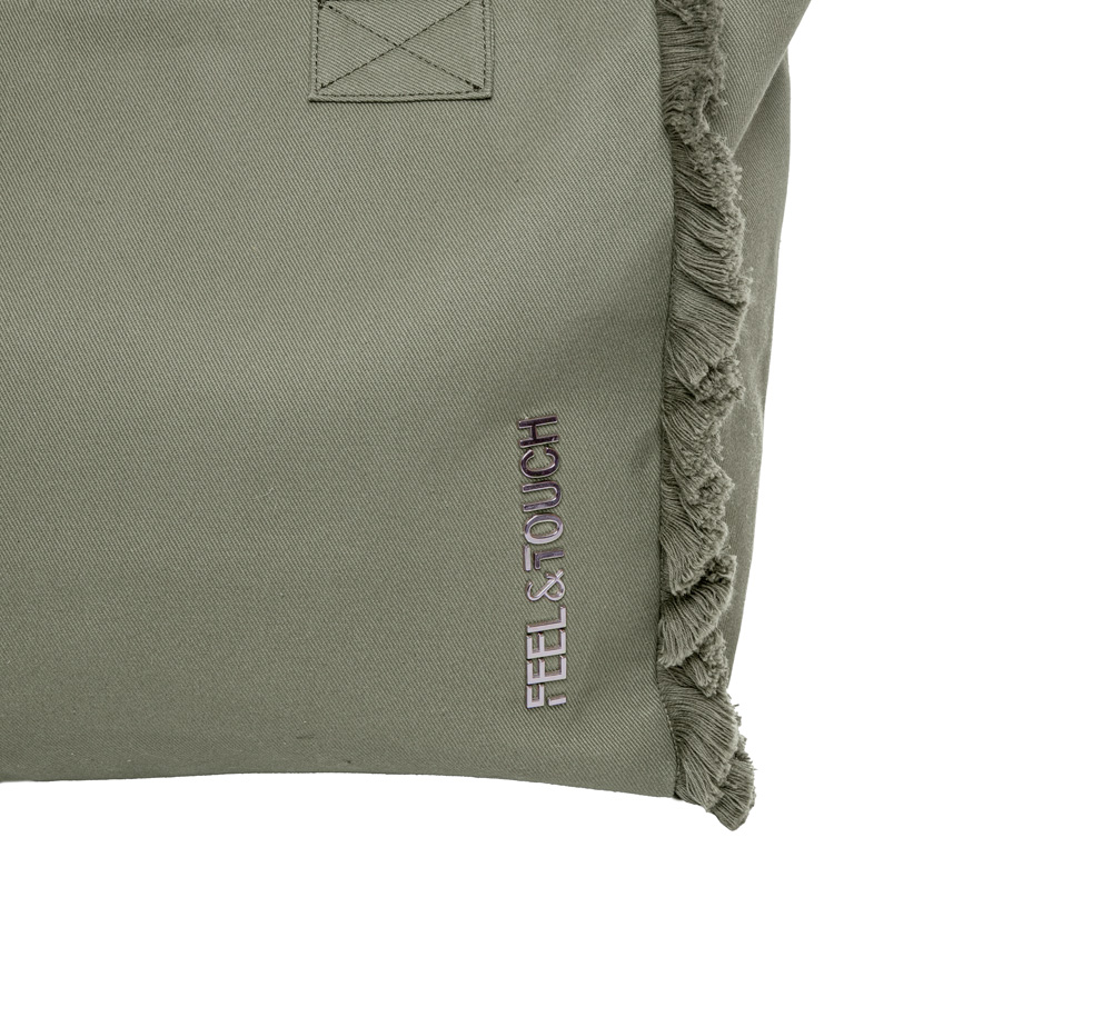 Tσάντα Θαλάσσης Ώμου Feel an Touch Cabo Khaki