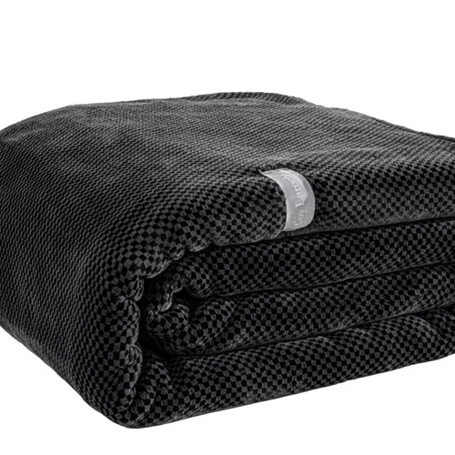 Κουβέρτα Υπέρδιπλη Guy Laroche Cheval 220x240 Anthracite