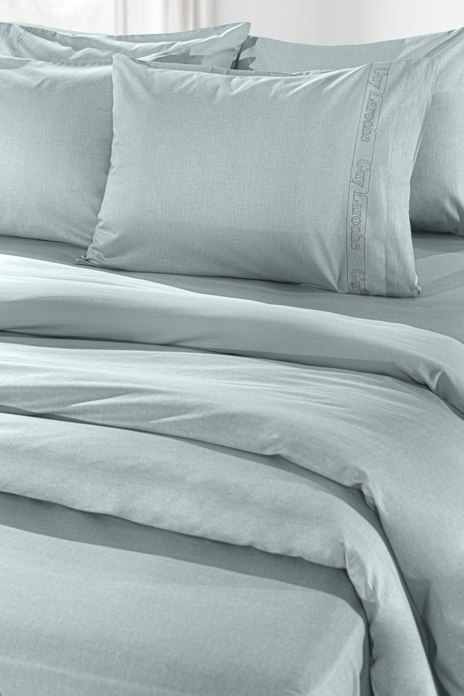 Σεντόνι King Size Μεμονωμένο Guy Laroche Color Plus Mint 270X280