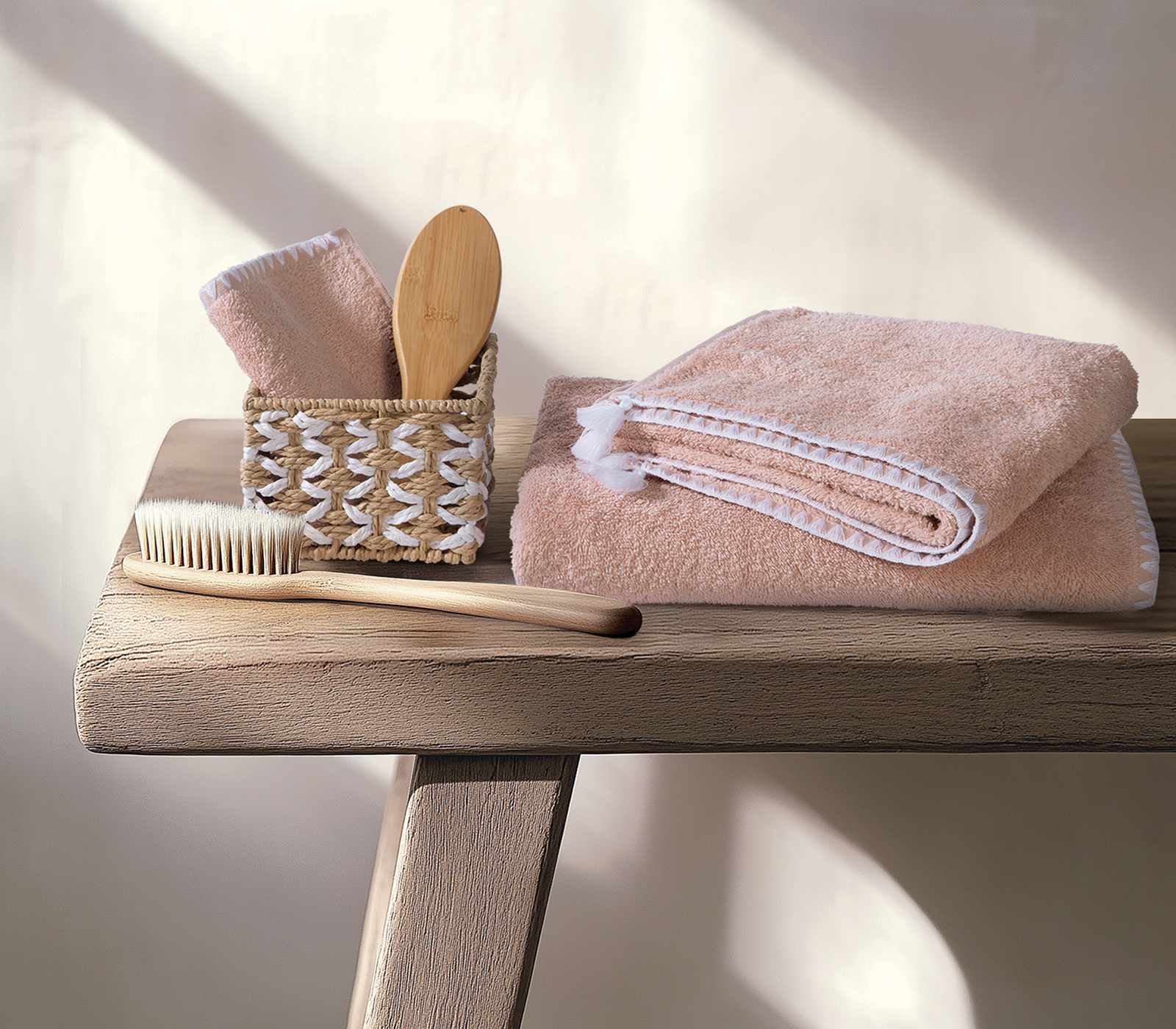 Σετ Πετσέτες Nef-Nef Homeware (3ΤΜΧ) Josephine Pink