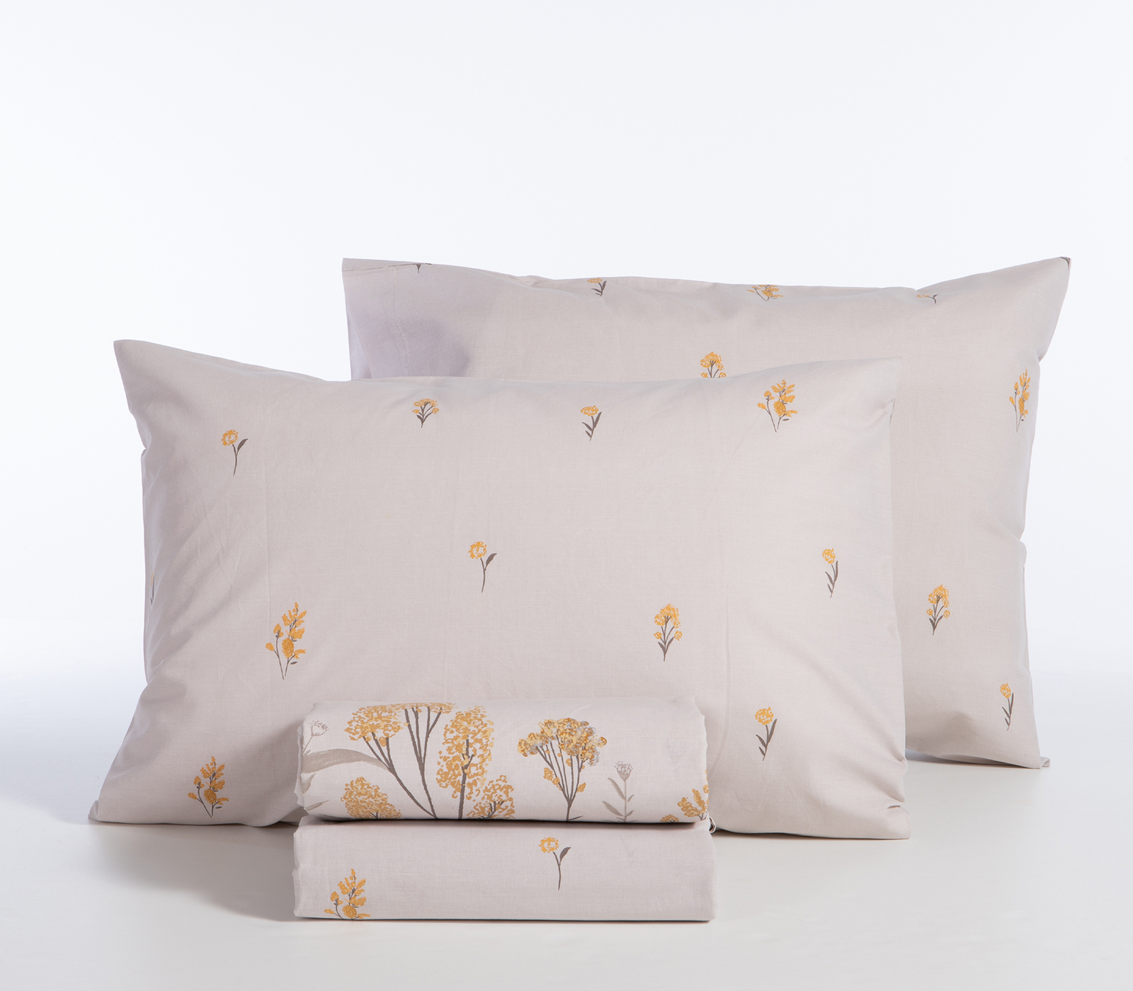 Σεντόνια Μονά Nef-Nef Homeware με λάστιχο 170x270 Fragesca Grey