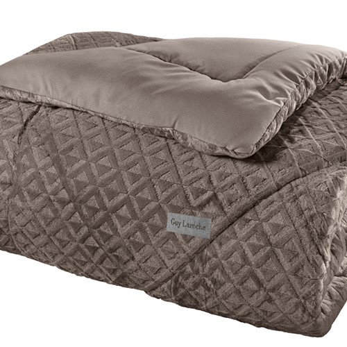 Κουβερτοπάπλωμα Υπέρδιπλο Guy Laroche Profile Cocoa 220x240