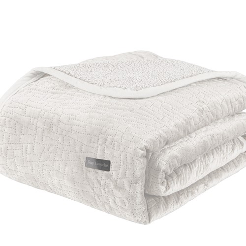 Κουβέρτα Μονή Guy Laroche (Σετ) Bolzano 160X220 Ivory
