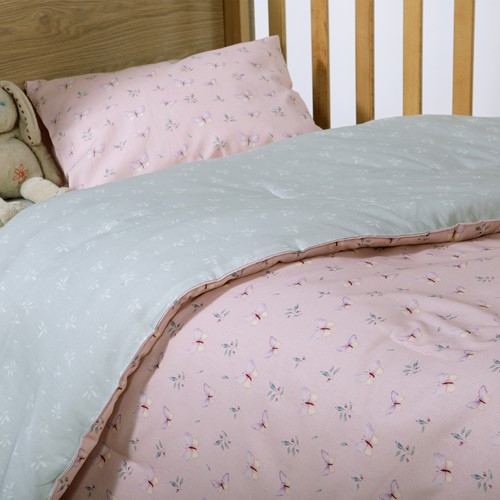 Βρεφικό Κουβερλί Nef-Nef Homeware Wings Of Joy Alphabet Monster 110x140 Pink