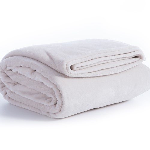 Kουβέρτα Fleece Υπέρδιπλη Nef-Nef Homeware Cosy 220Χ240 Ecru