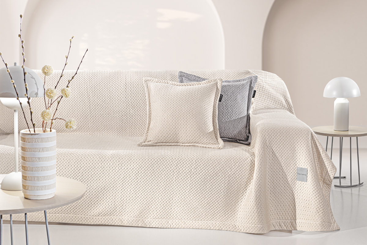 Ριχτάρι Πολυθρόνας Guy Laroche Cooling Natural  170X150 + Μαξιλάρι 40X40+3