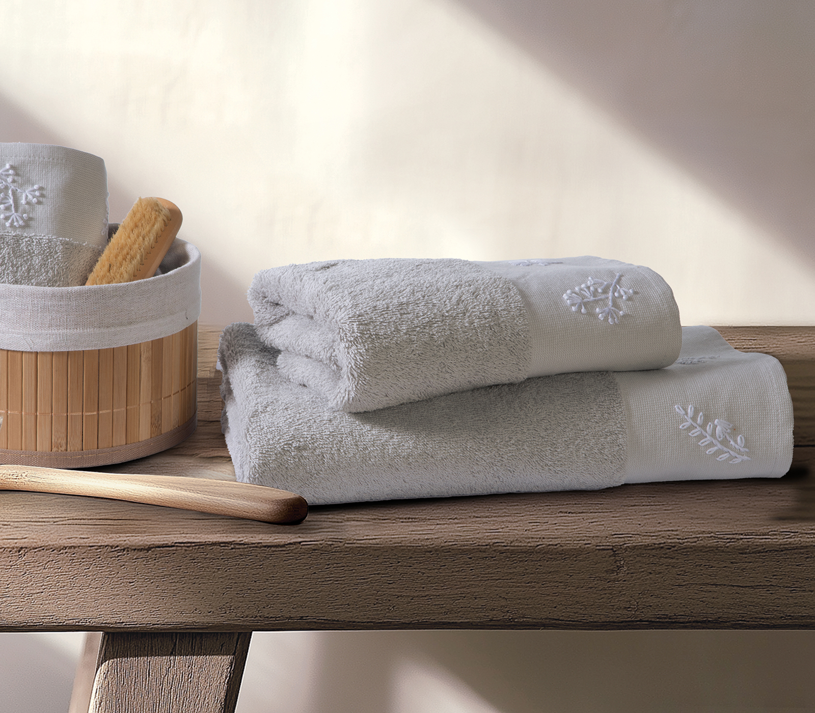 Σετ Πετσέτες Nef-Nef Homeware (3ΤΜΧ) Perfection Silver