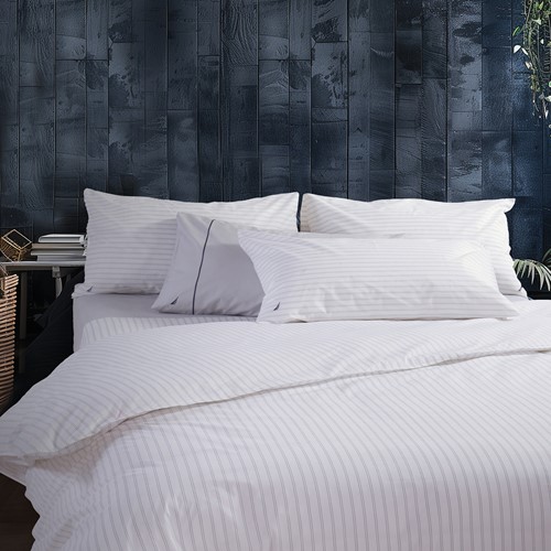 Παπλωματοθήκη Υπέρδιπλη Nef-Nef Homeware Nautica-Nau Coast 220x240 Silver