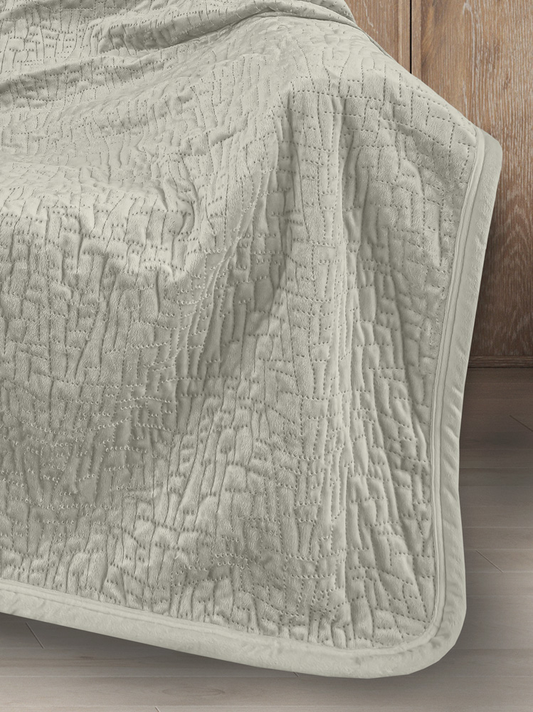 Ριχτάρι Πολυθρόνας Guy Laroche Bolzano Khaki 130X170 + Mαξιλάρι 40X40+2.5 χωρίς γέμιση