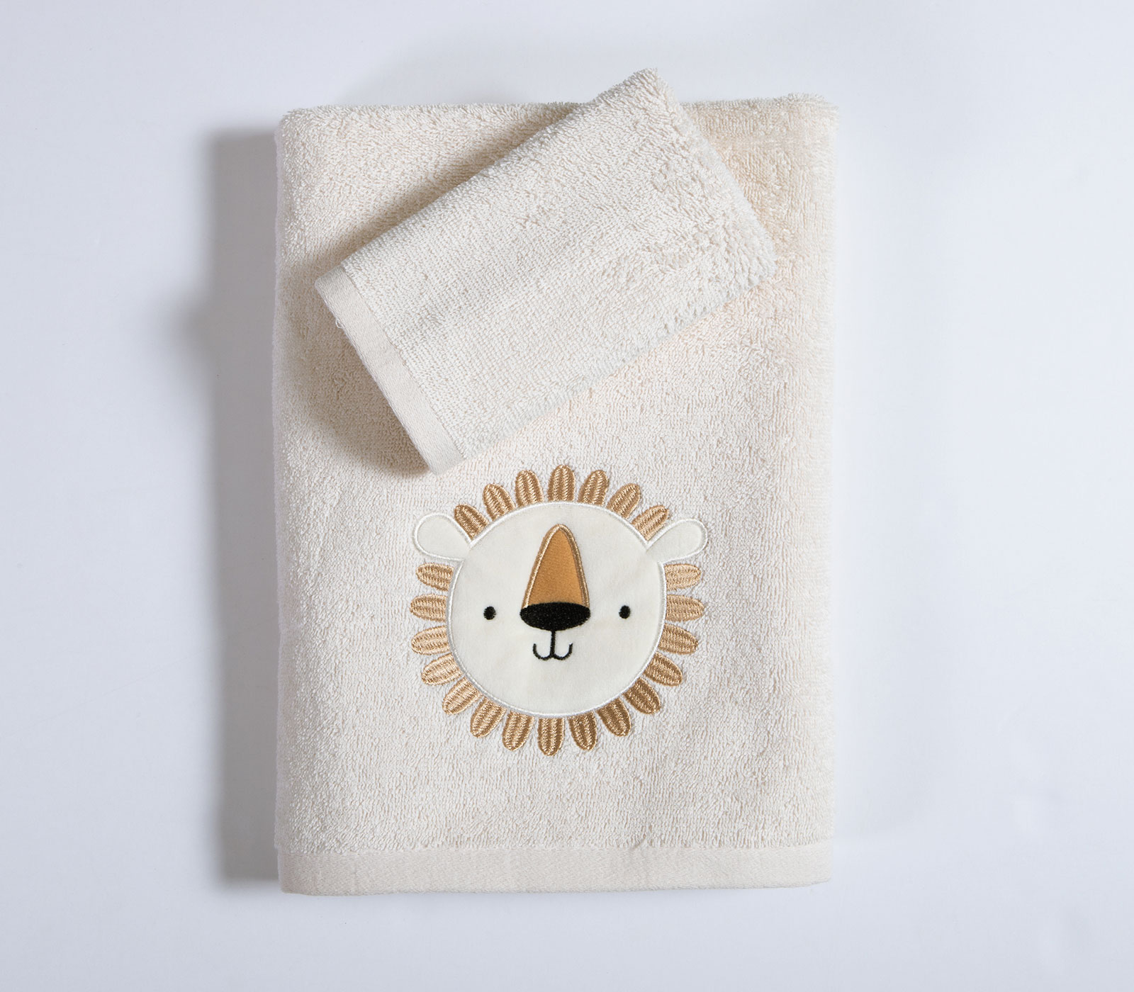 Βρεφικές Πετσέτες Nef-Nef Homeware (2ΤΜΧ) Jungle in Motion Ecru